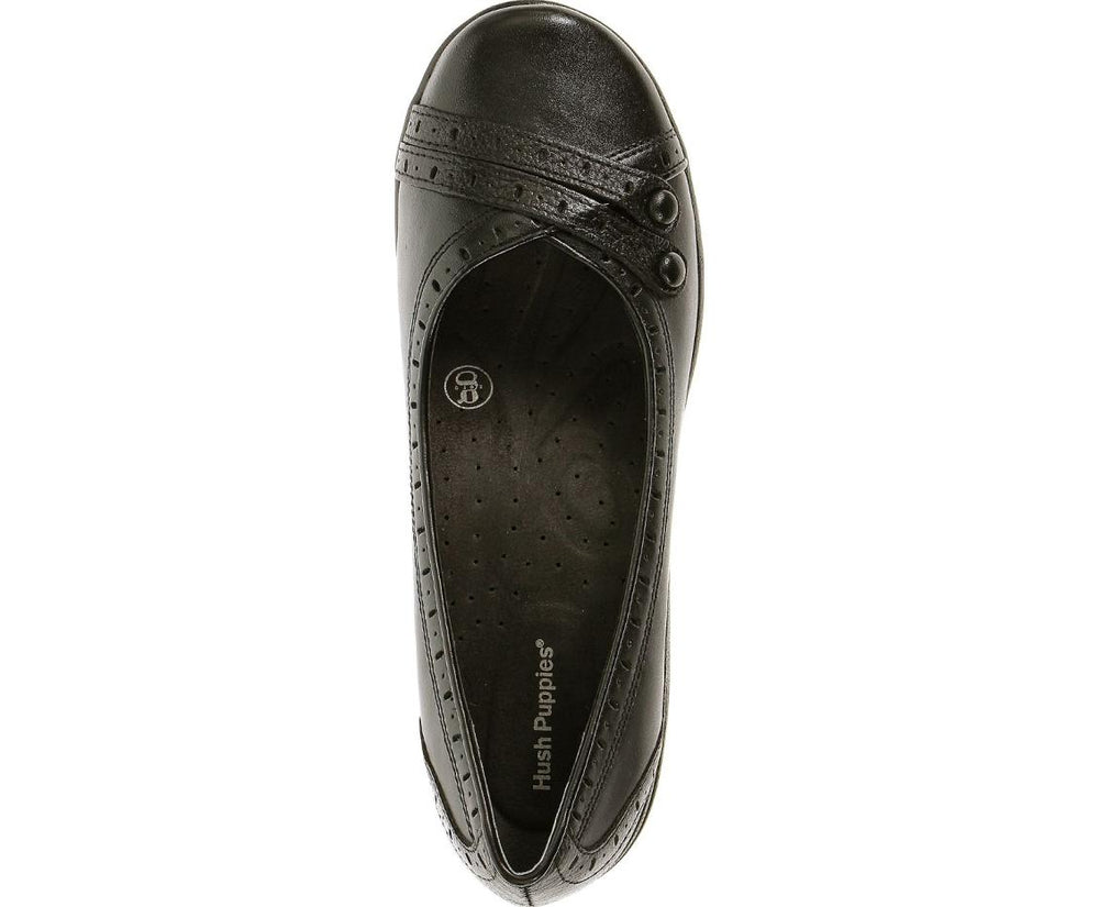Women Walking Shoes | Hush Puppies Burlesque Black Leather