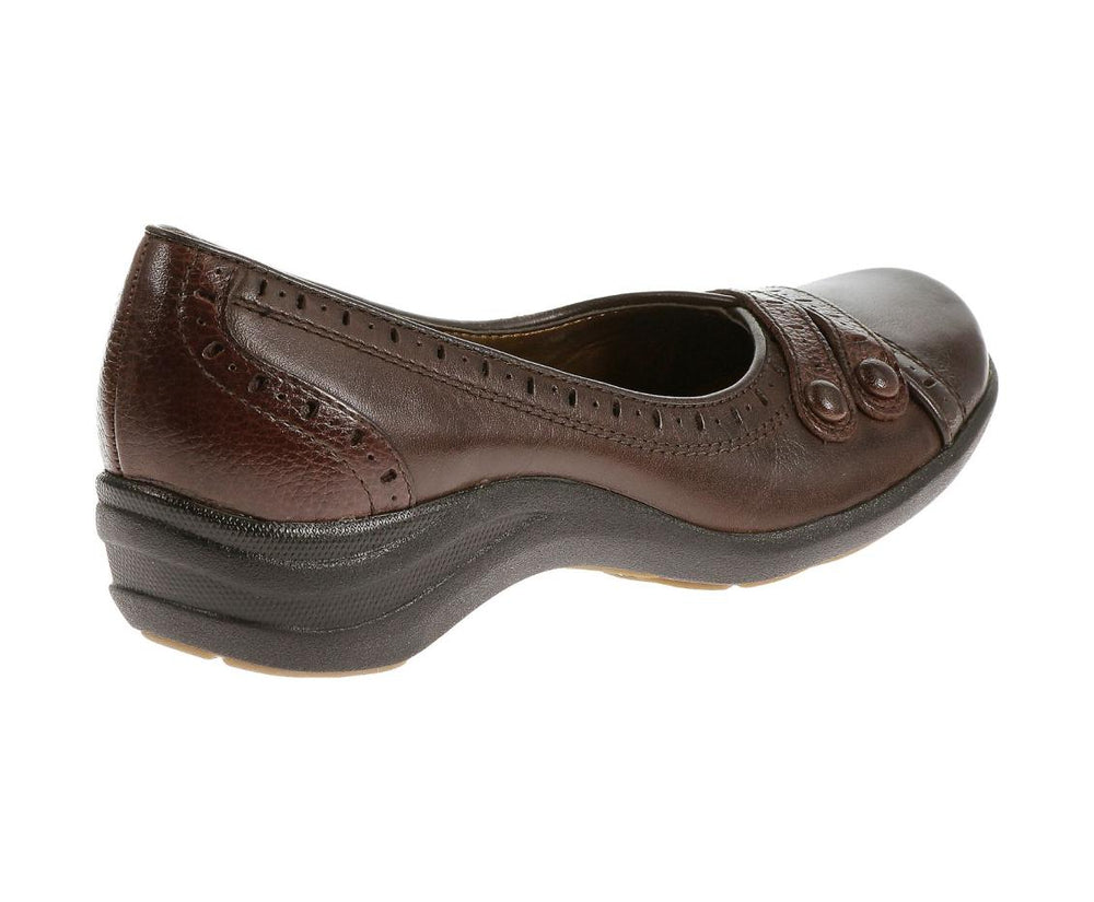 Women Walking Shoes | Hush Puppies Burlesque Dark Brown Leather