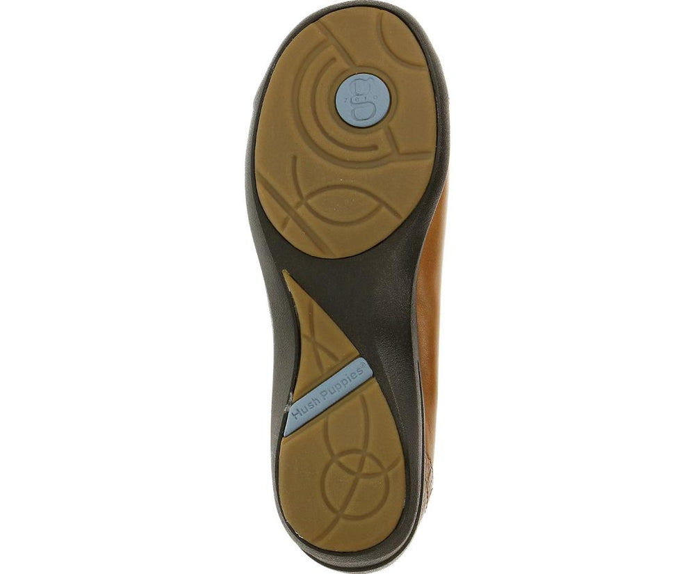 Women Walking Shoes | Hush Puppies Burlesque Tan Leather