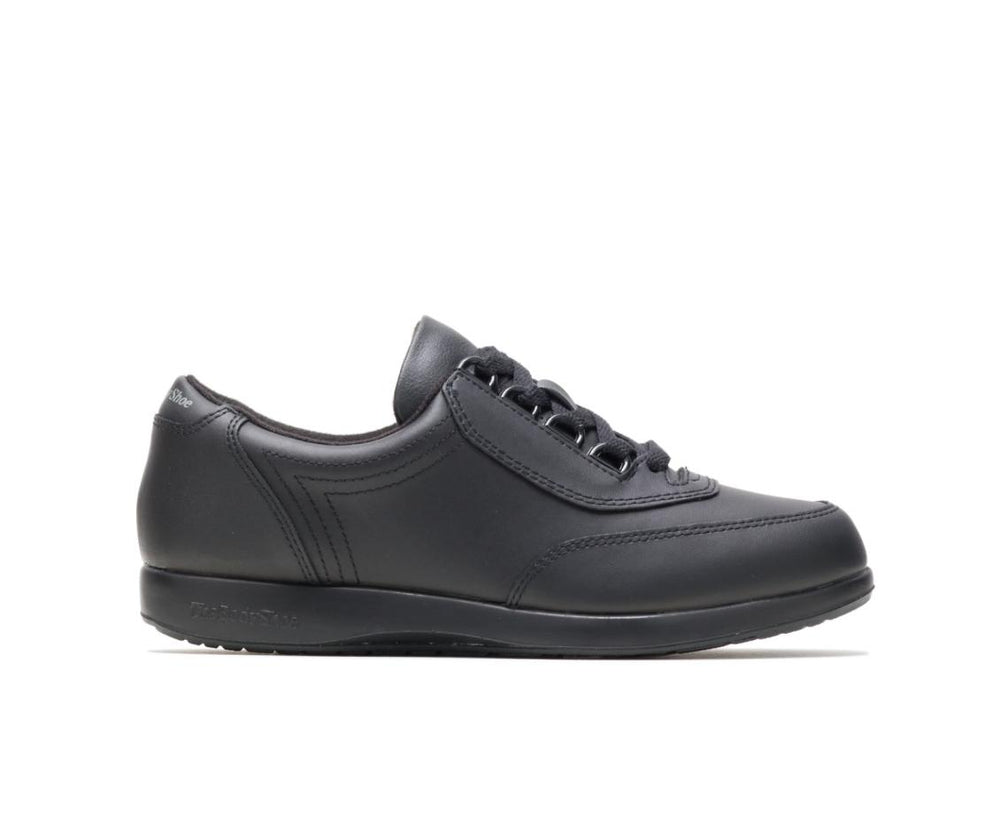Women Walking Shoes | Hush Puppies Classic Walker Black Leather