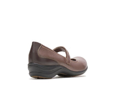 Women Walking Shoes | Hush Puppies Epic Mary Jane Dark Brown Leather
