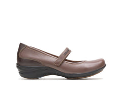 Women Walking Shoes | Hush Puppies Epic Mary Jane Dark Brown Leather