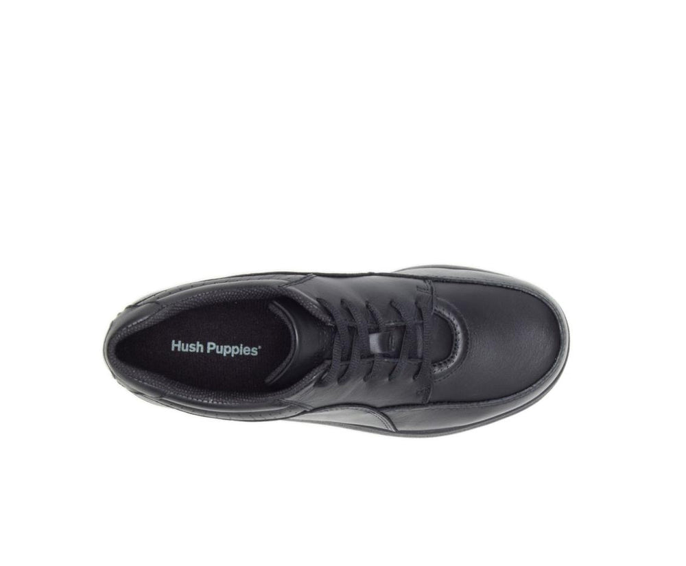 Women Walking Shoes | Hush Puppies Power Walker Black Leather