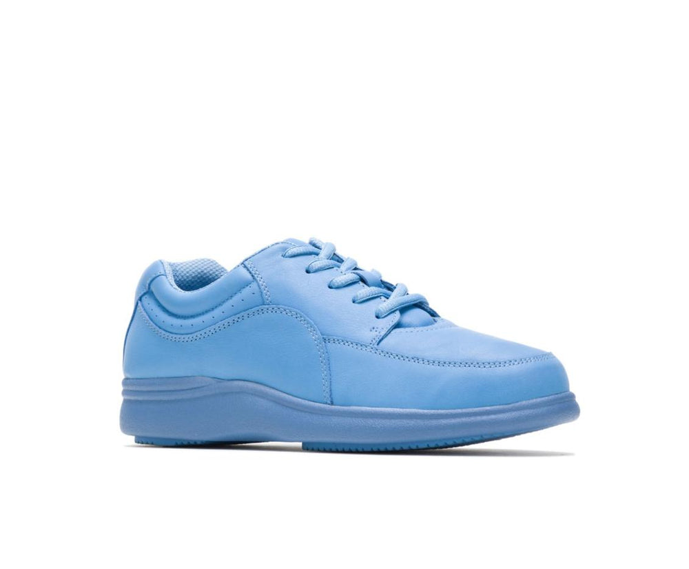 Women Walking Shoes | Hush Puppies Power Walker Surf Blue Leather