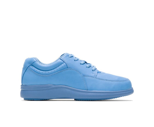 Women Walking Shoes | Hush Puppies Power Walker Surf Blue Leather