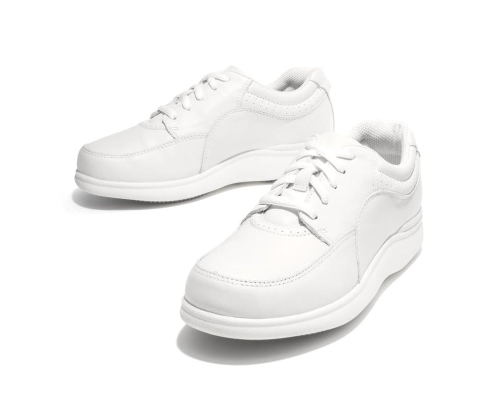 Women Walking Shoes | Hush Puppies Power Walker White Leather