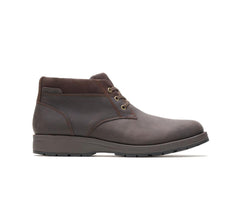 Men Boots | Hush Puppies Beauceron Short Ice+ Dark Brown Waterproof Leather
