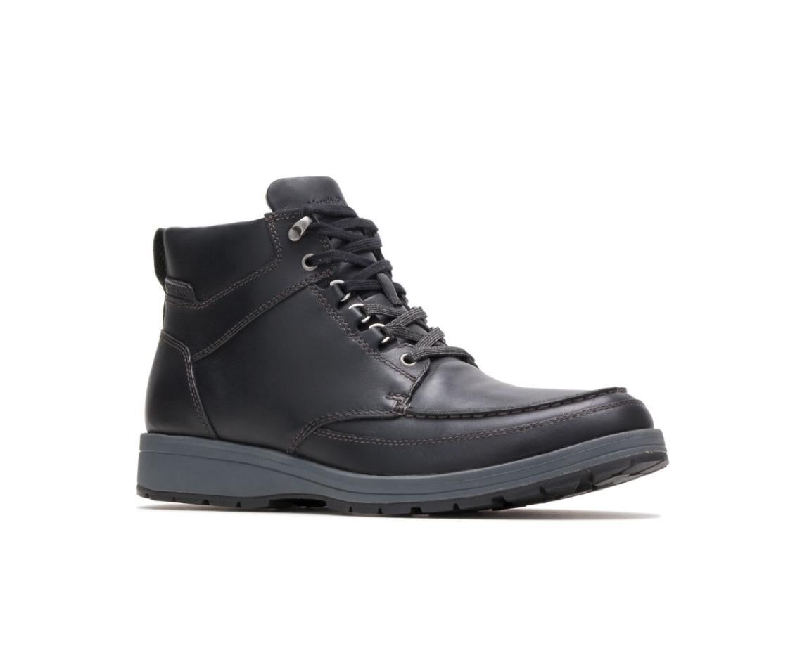Men Boots | Hush Puppies Beauceron Tall Ice+ Black Waterproof Leather