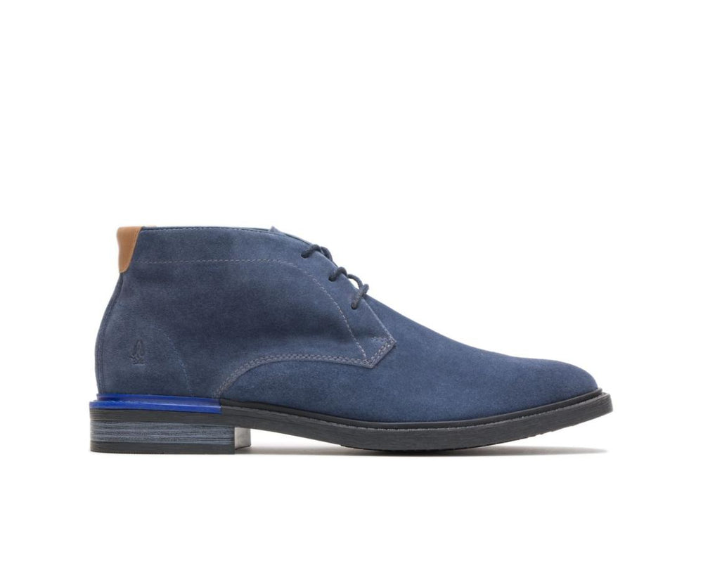Men Boots | Hush Puppies Davis Chukka Boot Navy Suede