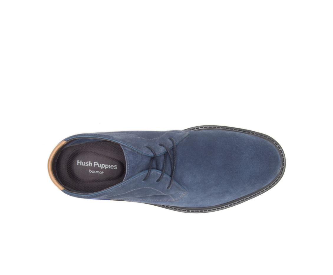 Men Boots | Hush Puppies Davis Chukka Boot Navy Suede