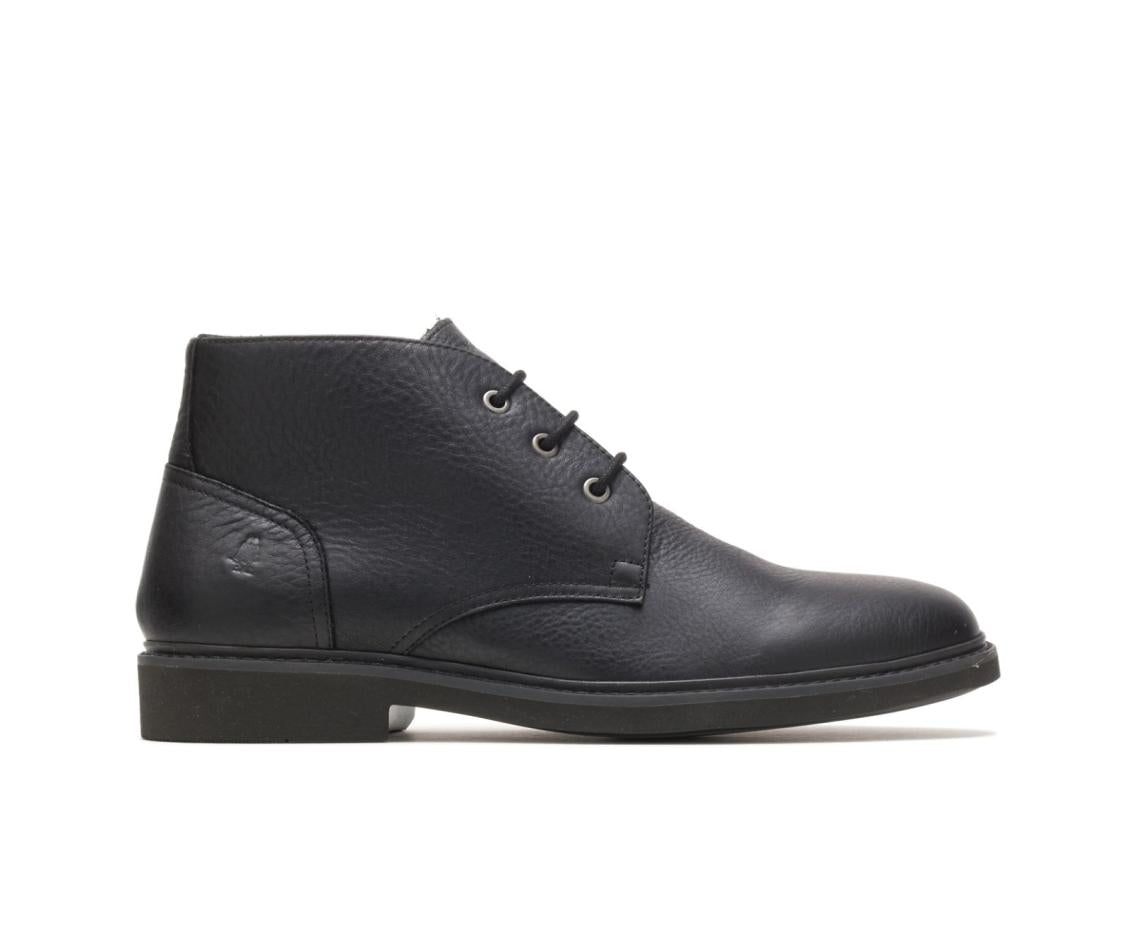 Men Boots | Hush Puppies Detroit Chukka Black Leather