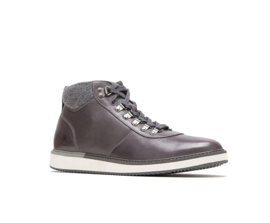 Men Boots | Hush Puppies Heath Hiker Boot Dark Grey Leather