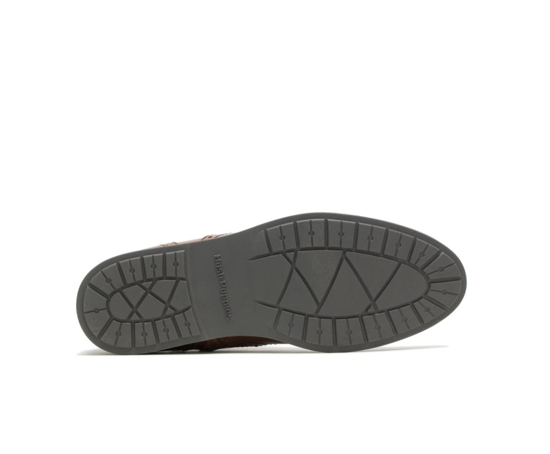 Men Boots | Hush Puppies Shepsky Zip Boot Brown Leather