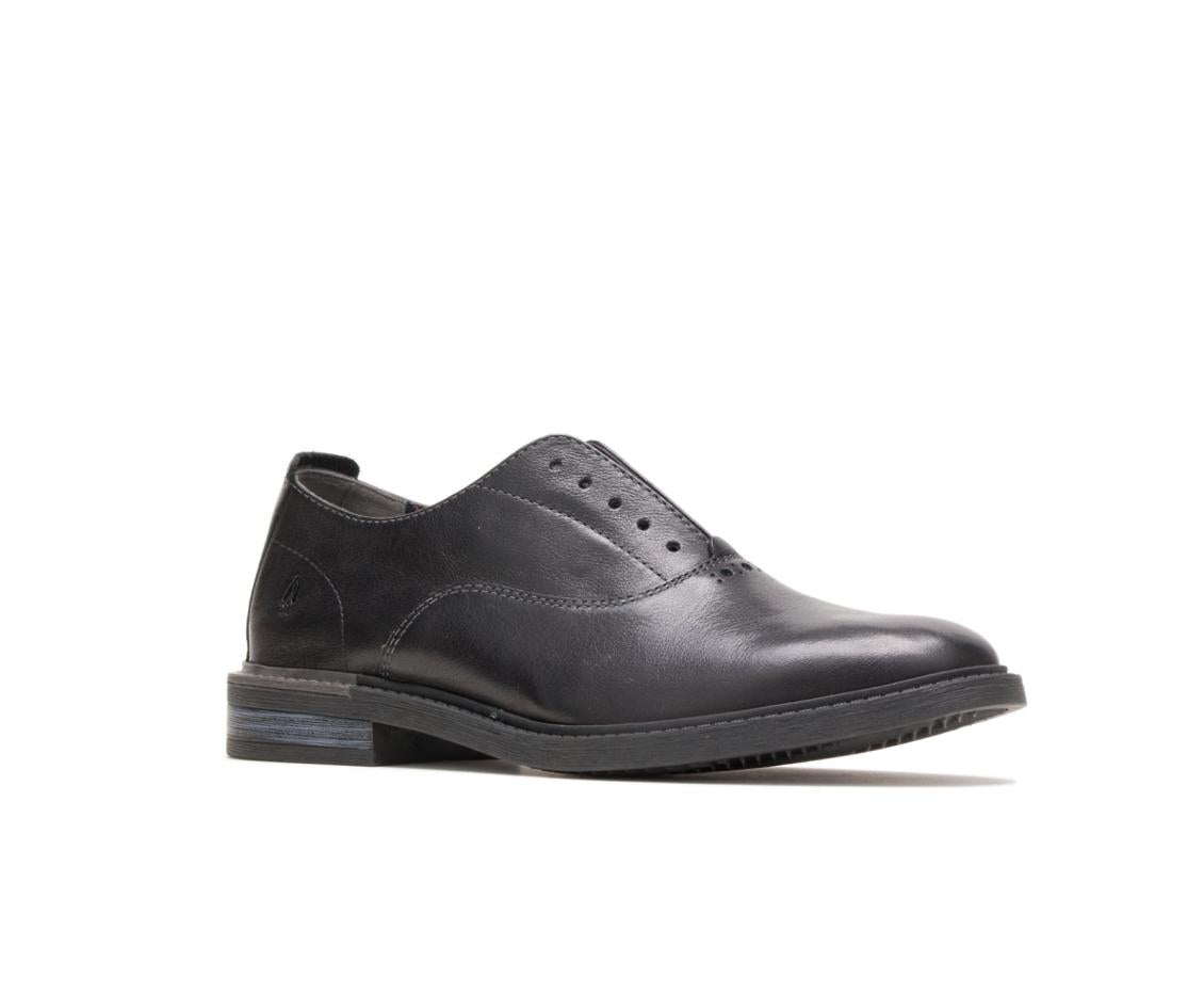 Men Oxfords | Hush Puppies Davis Slip-On Oxford Black Leather
