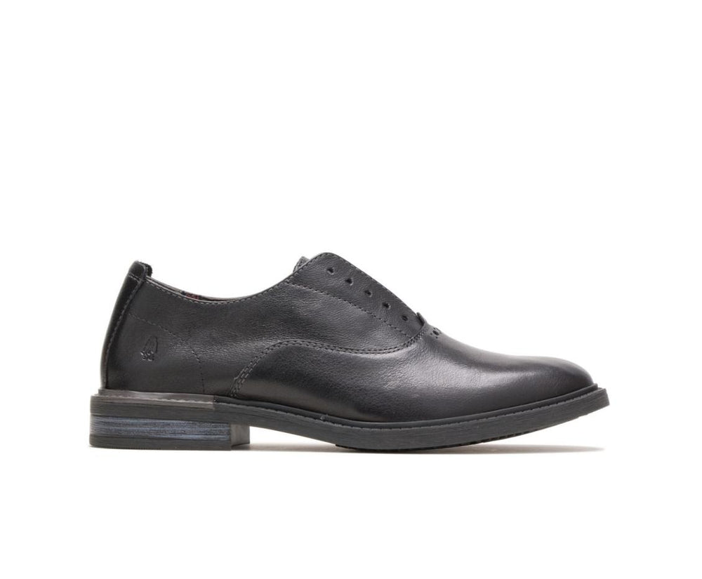 Men Oxfords | Hush Puppies Davis Slip-On Oxford Black Leather