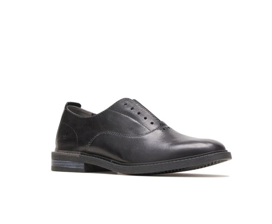 Men Oxfords | Hush Puppies Davis Slip-On Oxford Black Leather