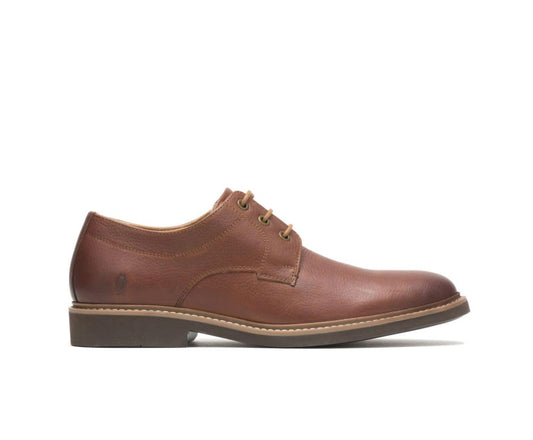 Men Oxfords | Hush Puppies Detroit Plain Toe Oxford Cognac Leather