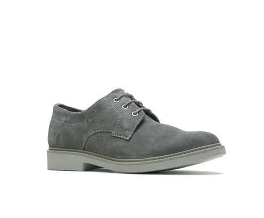 Men Oxfords | Hush Puppies Detroit Plain Toe Oxford Dark Grey Suede