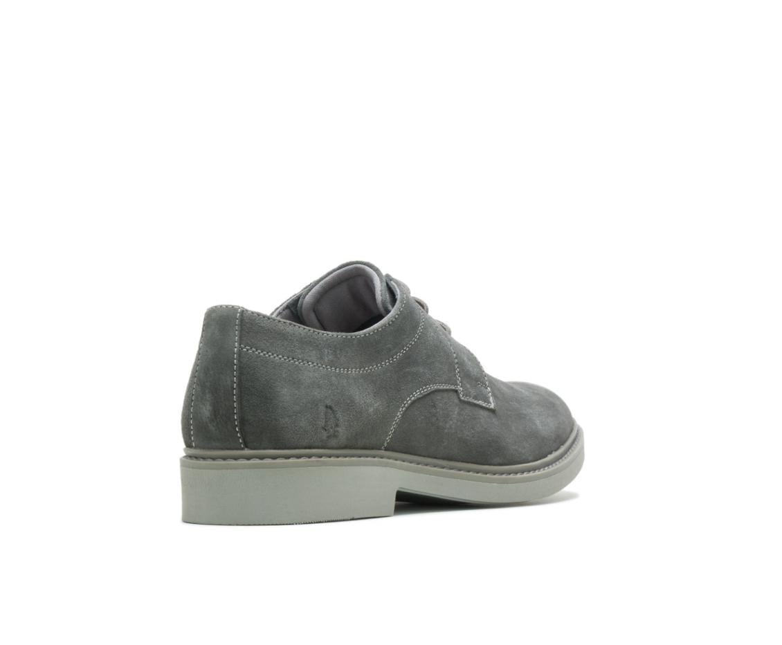 Men Oxfords | Hush Puppies Detroit Plain Toe Oxford Dark Grey Suede