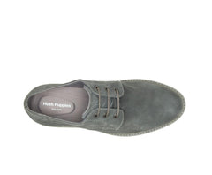 Men Oxfords | Hush Puppies Detroit Plain Toe Oxford Dark Grey Suede