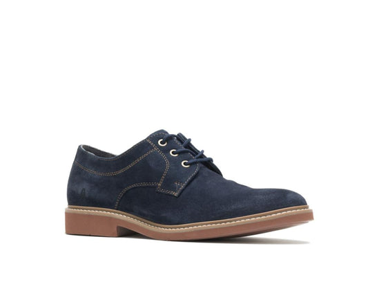 Men Oxfords | Hush Puppies Detroit Plain Toe Oxford Navy Suede