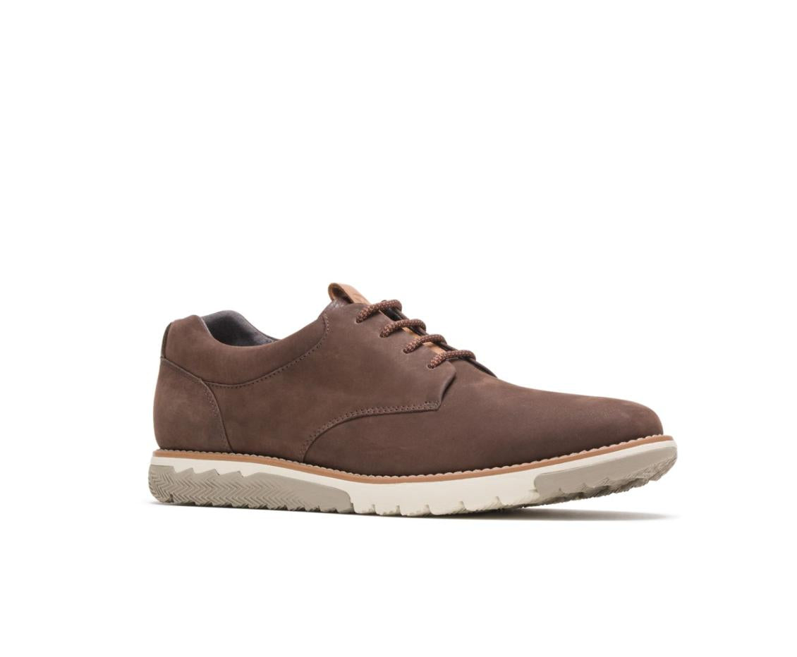 Men Oxfords | Hush Puppies Expert Pt Lace Up Dark Brown Nubuck