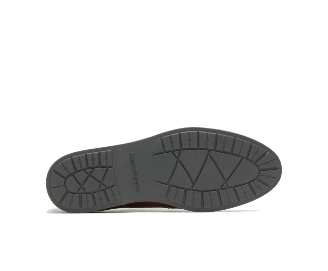 Men Oxfords | Hush Puppies Shepsky Pt Oxford Dark Tan Leather