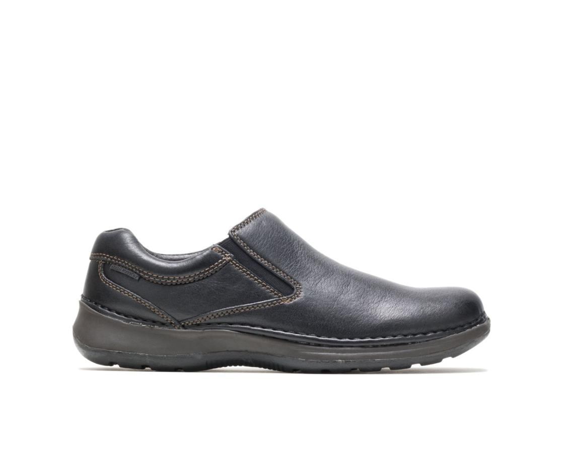 Men Slip-Ons | Hush Puppies Lunar Ii Black Leather