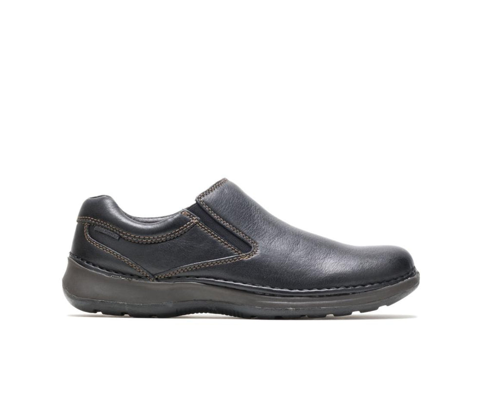 Men Slip-Ons | Hush Puppies Lunar Ii Black Leather