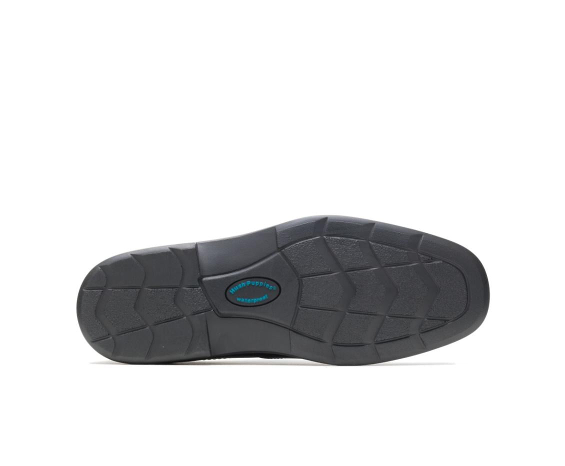 Men Slip-Ons | Hush Puppies Rainmaker Black Leather