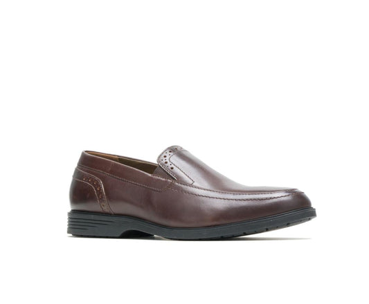 Men Slip-Ons | Hush Puppies Shepsky Slip-On Dark Brown Leather