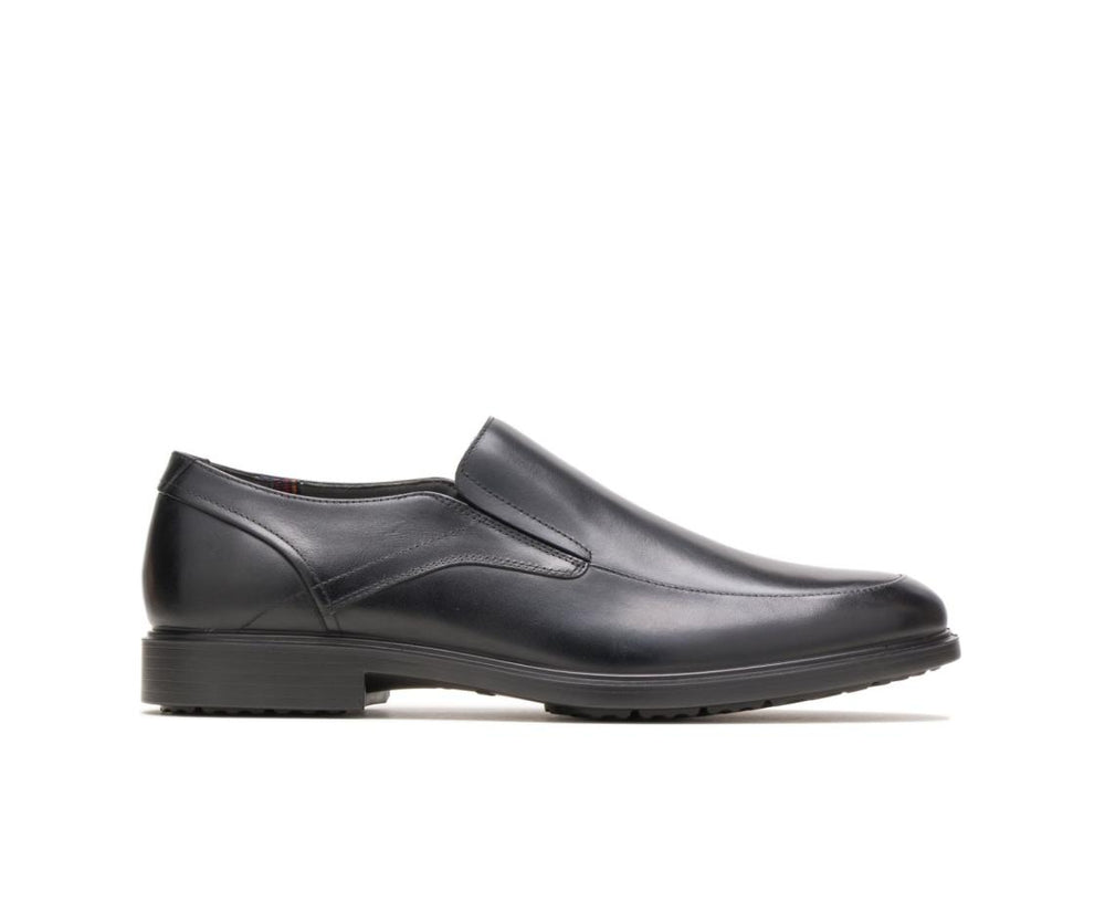 Men Slip-Ons | Hush Puppies Turner Mt Slip-On Black Wp Leather