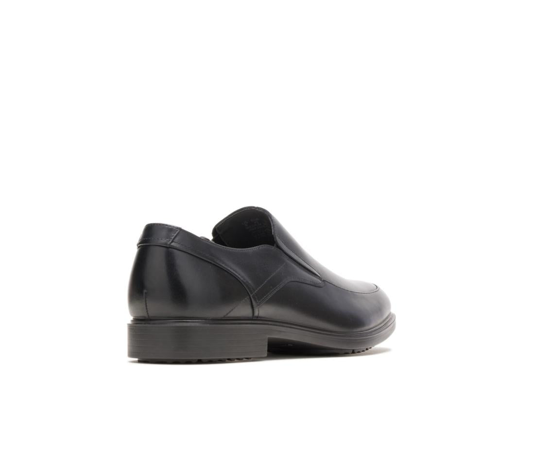 Men Slip-Ons | Hush Puppies Turner Mt Slip-On Black Wp Leather