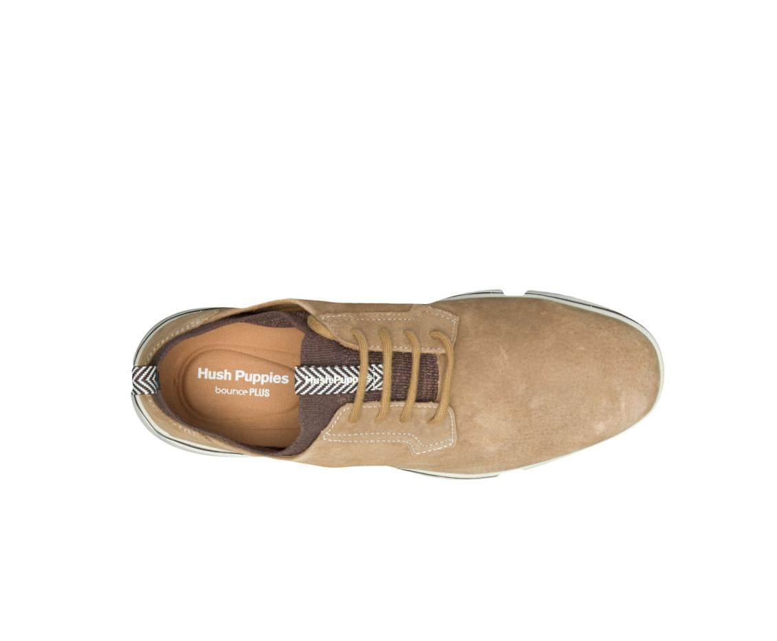 Men Sneakers | Hush Puppies Bennet Plain Toe Oxford Chestnut Suede