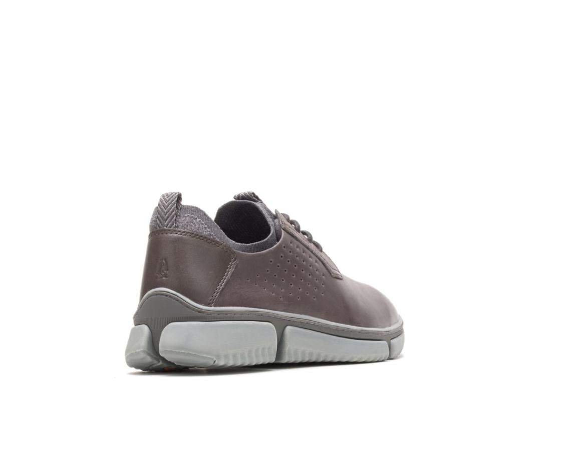 Men Sneakers | Hush Puppies Bennet Plain Toe Oxford Dark Grey Leather