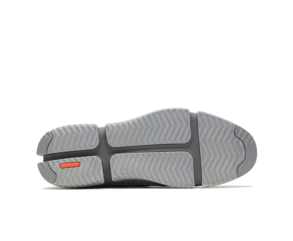Men Sneakers | Hush Puppies Bennet Plain Toe Oxford Dark Grey Leather