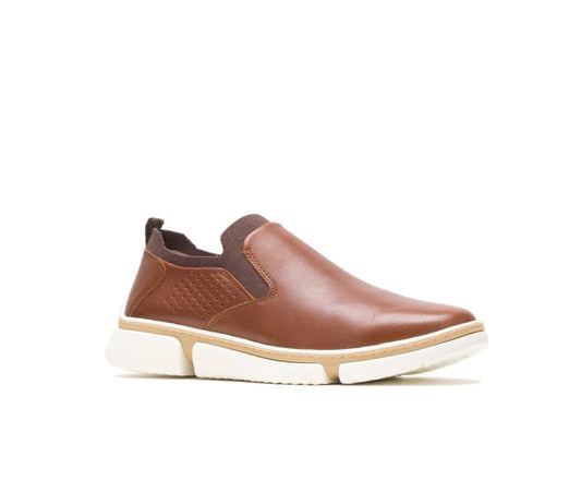 Men Sneakers | Hush Puppies Bennet Plain Toe Slip-On Cognac Leather