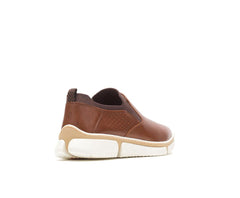 Men Sneakers | Hush Puppies Bennet Plain Toe Slip-On Cognac Leather