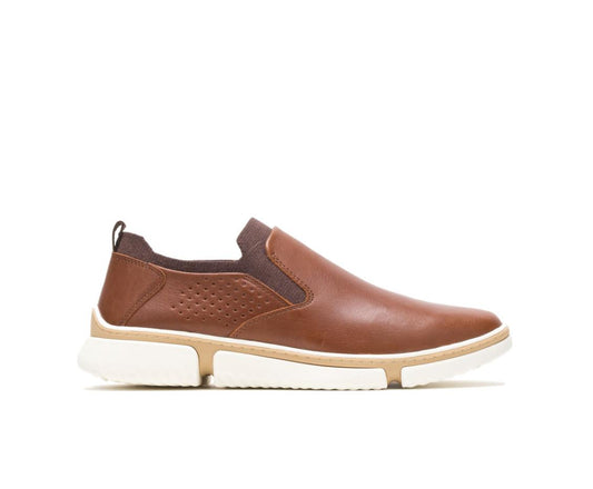 Men Sneakers | Hush Puppies Bennet Plain Toe Slip-On Cognac Leather