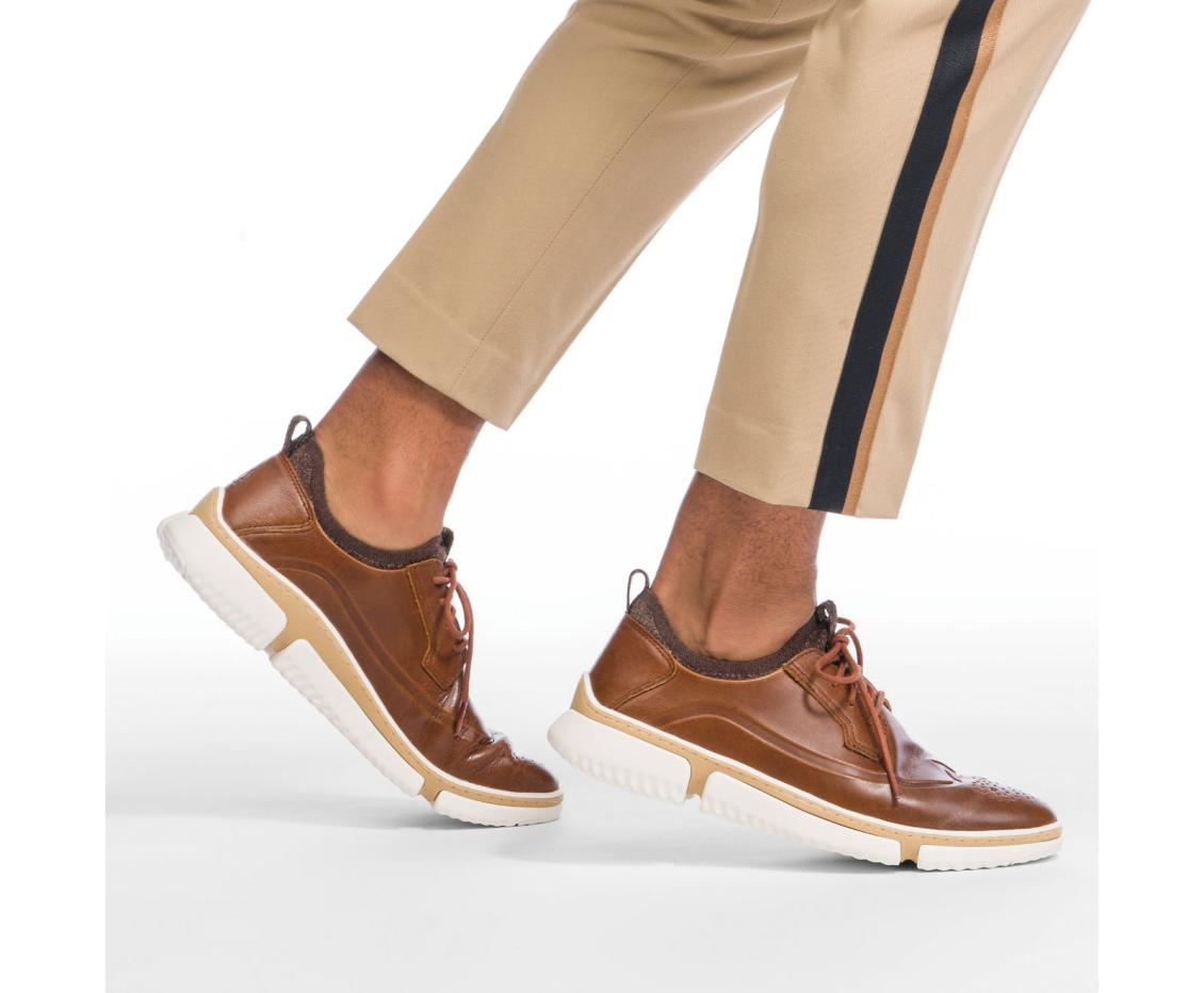 Men Sneakers | Hush Puppies Bennet Wingtip Oxford Black Leather