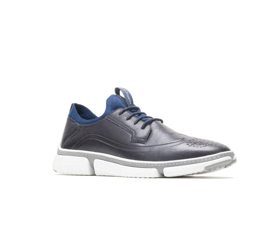 Men Sneakers | Hush Puppies Bennet Wingtip Oxford Navy Leather