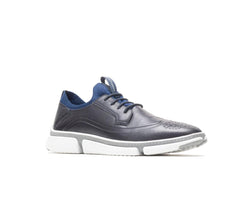 Men Sneakers | Hush Puppies Bennet Wingtip Oxford Navy Leather