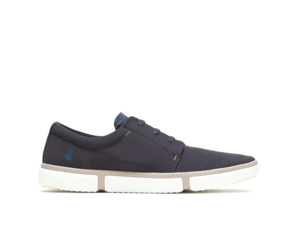 Men Sneakers | Hush Puppies Briggs Plain Toe Oxford Navy Textile