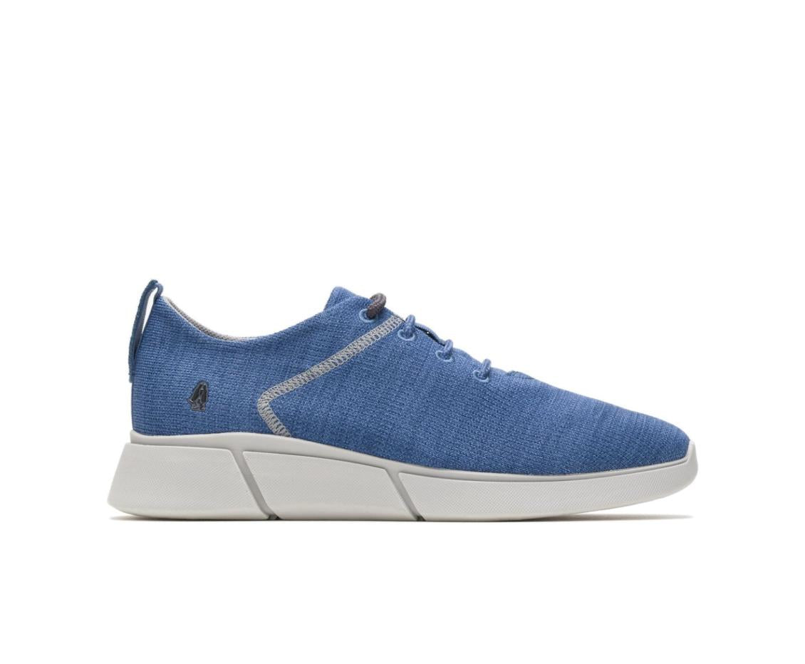 Men Sneakers | Hush Puppies Cooper Lace Up Deep Sea Blue Knit