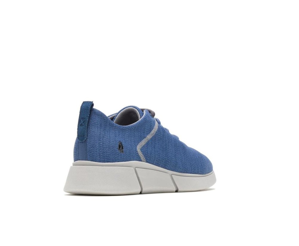 Men Sneakers | Hush Puppies Cooper Lace Up Deep Sea Blue Knit
