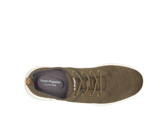 Men Sneakers | Hush Puppies Cooper Lace Up Olive Heathered