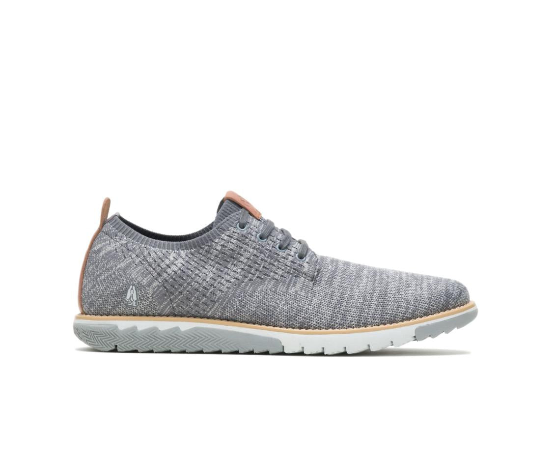 Men Sneakers | Hush Puppies Expert Knit Plain Toe Oxford Grey Textile