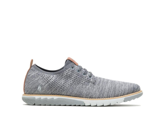 Men Sneakers | Hush Puppies Expert Knit Plain Toe Oxford Grey Textile