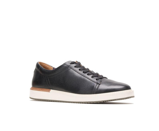 Men Sneakers | Hush Puppies Heath Sneaker Black Leather