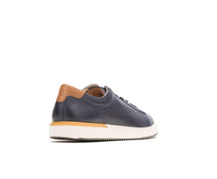 Men Sneakers | Hush Puppies Heath Sneaker Navy Leather